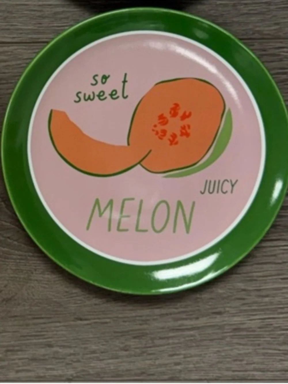 Melon Ceramic Plate Target Bullseye Playground Spring 2026